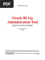 Download 1Creating a Repository Using the Oracle BI 11g Administration Tool by rmram234 SN127306436 doc pdf