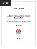 Download  market research on color television by rohitash SN12730665 doc pdf