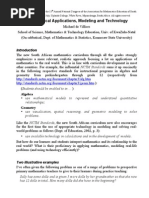 Download Mathematical Applications Modeling  Technology by Michael de Villiers SN12731090 doc pdf