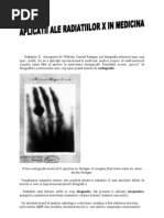Aplicatii Ale Radiatiei X