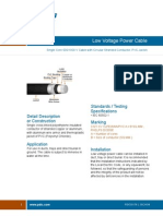 Low Voltage Power Cable Pdic01176