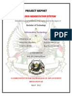 Project Report: Online Bus Reservation System