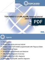 TOPCASED UML/SysML Papyrus editor tutorial