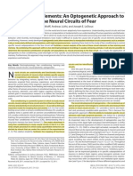 Controlling The Elements: An Optogenetic Approach To Understanding The Neural Circuits of Fear