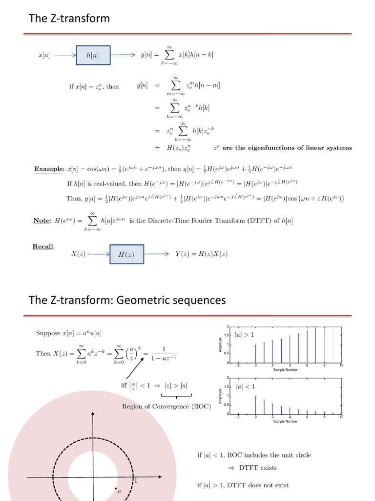The Z Transform | PDF