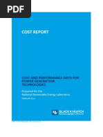 Nrel Cost Report