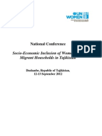 Report On The National Women Migrants Conference