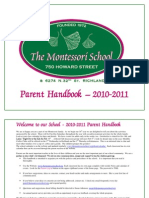 Parent Handbook - 2010-11