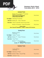 Download Rosemary Works School Term Dates 2013 - 2014 by Rosemary Works SN127332025 doc pdf