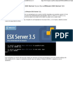 Actualizar VMware ESX Server A VMware ESX Server 3.5