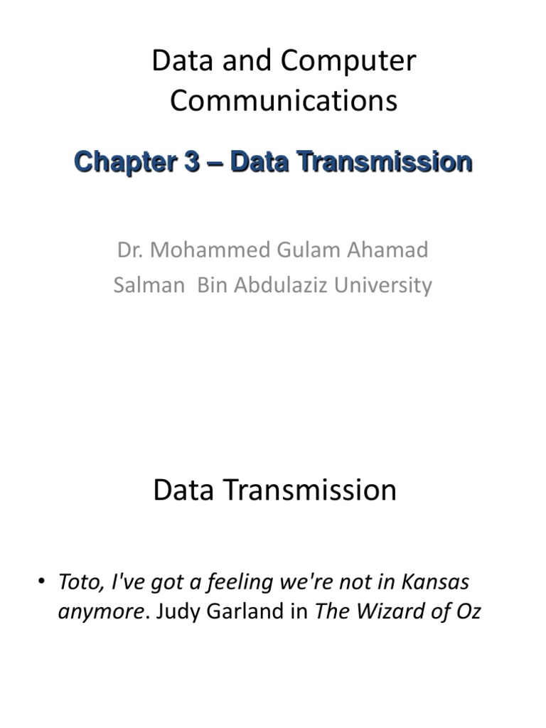 Data and Computer Communications | PDF | Spectral Density ...