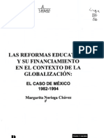 Reformas educativas en México 1982-1994 y su financiamiento en el contexto de la globalización