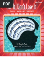 Download Use It Dont Lose It-Daily Language Practice Grade 8 by Mari MaryMar SN127341133 doc pdf