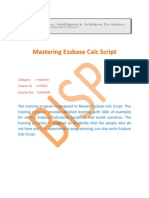 Mastering Essbase Calc Scriptnew