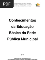 Conhecimentos educação básica
