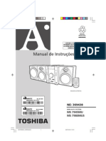 Manual de Instruções Mini Hi-Fi Toshiba