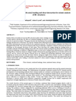 A Fiber Beam Element With Axial, Bending and Shear Interaction For Seismic Analysis of RC Structures