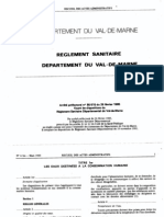 Réglement Sanitaire Départemental 94