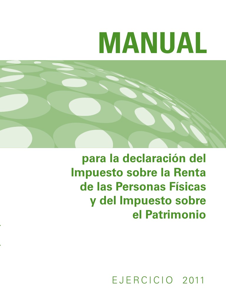 Manual Irpf 2011 Alava | PDF | Impuesto sobre la renta | Impuestos
