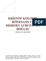 Kristof Kolomb Ronesans Ve Modern Avrupanin Dogusu