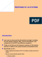 Frequency Response of Lsi Systems