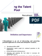 Expanding The Talent Pool: Recruitment