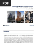 Download Related Companies presentation on Commonwealth REIT by DealBook SN127361697 doc pdf