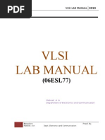 Vlsi Lab Manual 2010