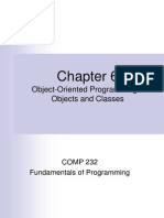 Object-Oriented Programming I: Objects and Classes: COMP 232 Fundamentals of Programming
