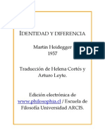 Identidad y Diferencia