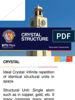 Crystal Structure: BITS Pilani