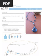 Download Jewelry Tutorial - Tear Drop Necklace by Jennifer howe SN12738917 doc pdf