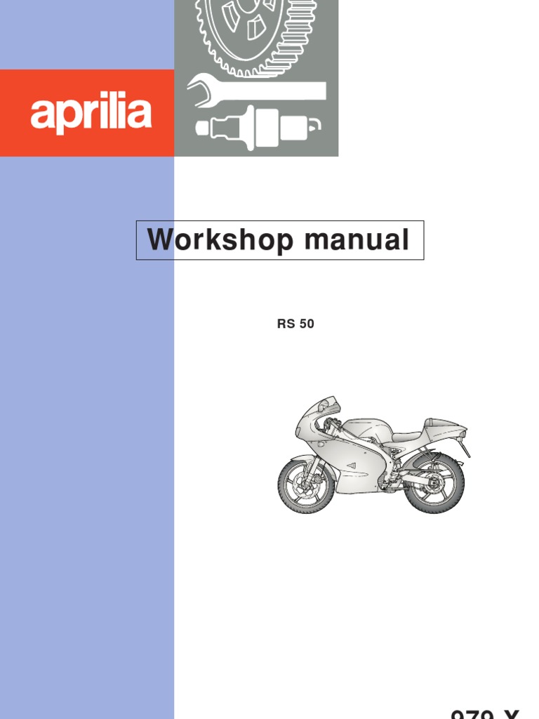 APRILIA Workshop Manual - RS50 | PDF | Gasoline | Carburetor