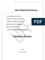 Penhora On Line - Trabalho PDF