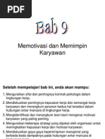 Download BAB-9 Memotivasi Dan Memimpin Karyawan by Eron Swandra SN127393253 doc pdf