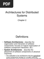 Architectures For Distributed Systems