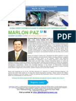 Caribbean Conference on Business Forensics 2013 BIO PROFESSOR MARLON PAZ