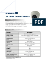 High Resolution 21 LED Dome Security Camera