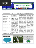 Download Finishing Talk Newsletter - June 2008 by Finishing Talk SN12740265 doc pdf
