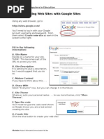 Google Sites Tutorial