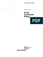Ar 600-20 Army Command Policy
