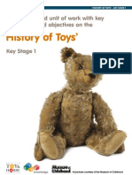 History of Toys': A Differentiated Unit of Work With Key Vocabulary and Objectives On The