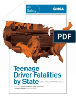 Teenage Driver Fatalities by State
