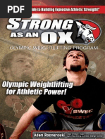 Download Strong as an Ox Olympic Weightlifting Program Manual PDF by Jonathan Schroeder SN127440308 doc pdf