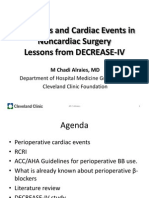 Beta Blockers and Cardiac Events in Noncardiac Surgery