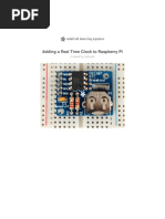 Adding A Real Time Clock To Raspberry Pi PDF