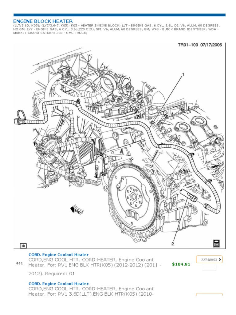 Acadia Block Heater | PDF