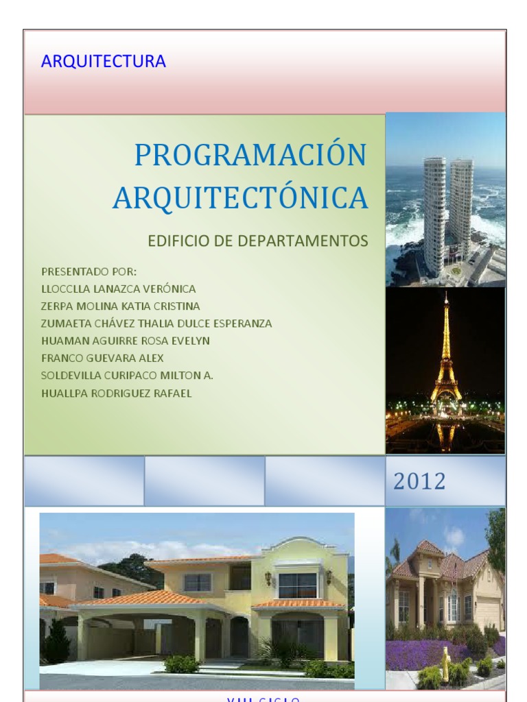 Programación Arquitectónica de Edificios | PDF | Diseño | Science