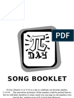 Pi Day Songbook 