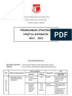 Pelan Strategik Panitia Matematik 2013-2017